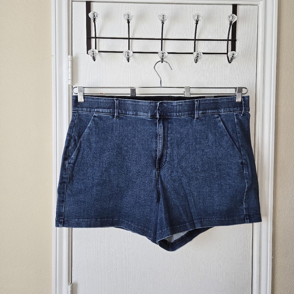 Torrid Refined Denim Trouser Shorts - Picture 4 of 13